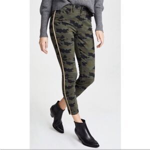 L'AGENCE Green Camo Ankle Pants, size 26
